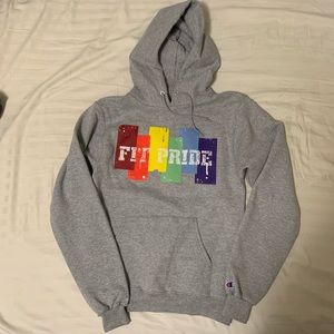 Champion Hoodie with PRIDE print